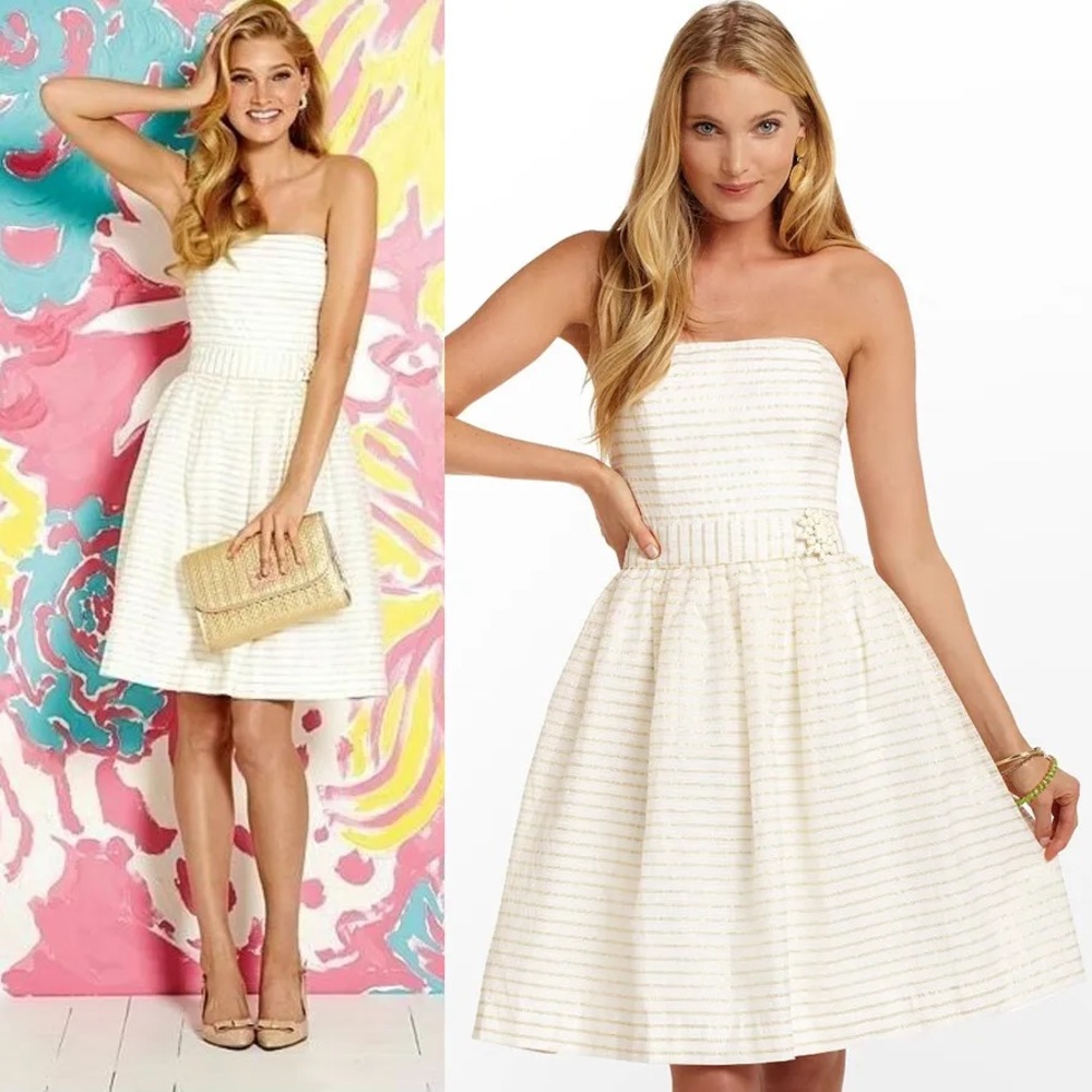 🌟NWT Lilly Pulitzer Derby Kerry Strapless Dress🌟